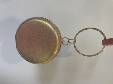 For Rent: Light Gold Circle Clutch
