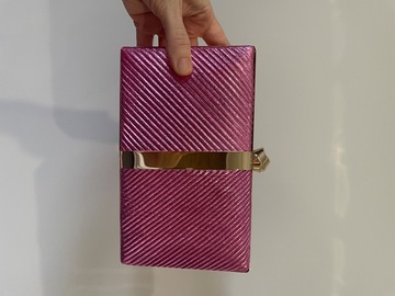 For Rent: Metallic Pink Clutch 