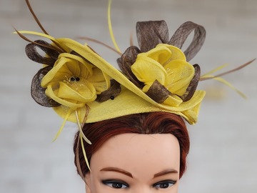 For Sale: Flower Sinamay Spring Racing/Wedding Fascinator Headpiece