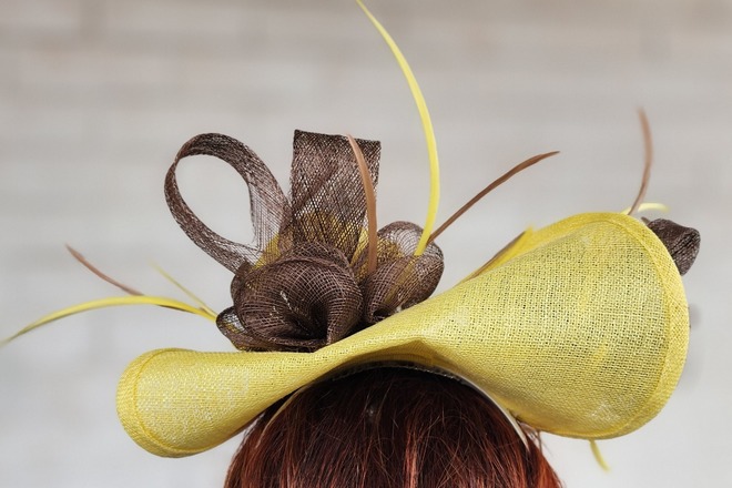 Flower Sinamay Spring Racing/Wedding Fascinator Headpiece