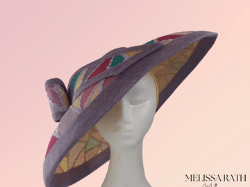 For Sale: Patchwork Wide Brimmed Hat