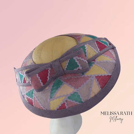 Patchwork Wide Brimmed Hat