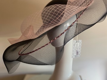 For Sale: Black and pink Audrey Hat