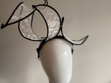 For Sale: White lace shapes on band 