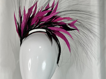 For Sale: Feathered Fuchsia Wave
