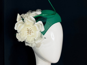 For Sale: Green Leather Headband