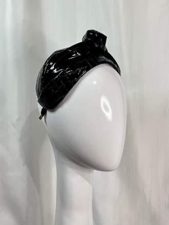 Patent Leather Turban Headband