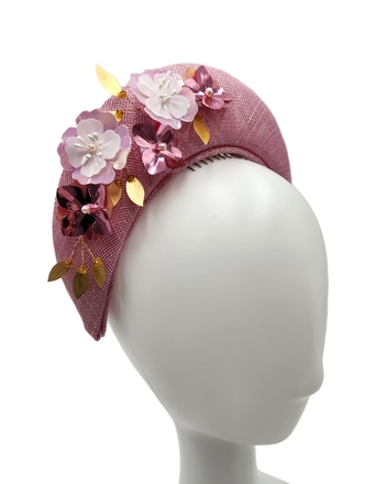 Pink Floral Headband