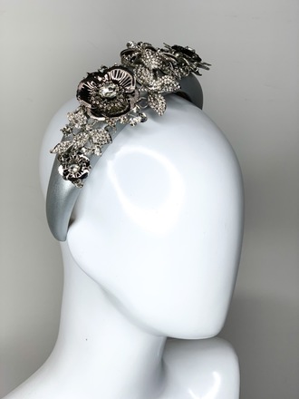 Sparkle my Darling Headband in silver 
