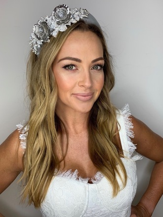 Sparkle my Darling Headband in silver 