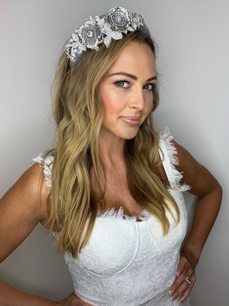 Sparkle my Darling Headband in silver 