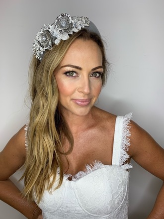 Sparkle my Darling Headband in silver 
