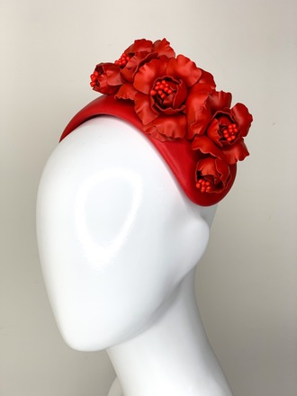 **SALE** Bouquet Bandeau in Red 