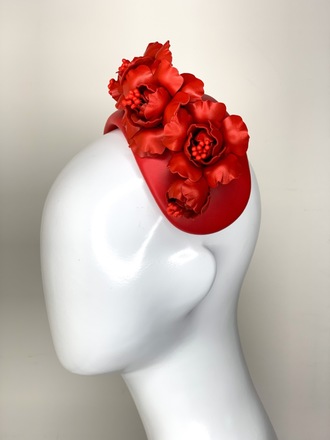 **SALE** Bouquet Bandeau in Red 