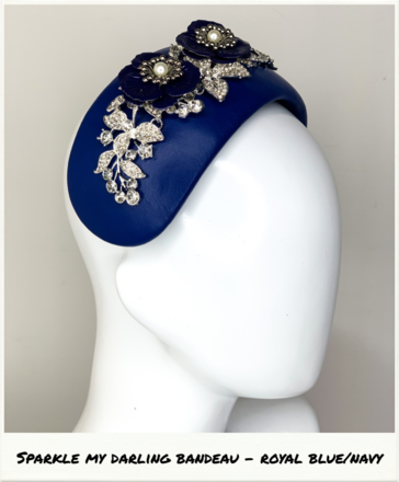 Sparkle my Darling Bandeau in Royal Blue 