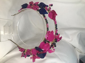 For Sale: royal blue and pink crown 