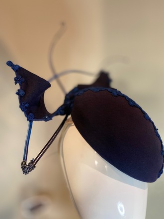 Felt percher in blues
