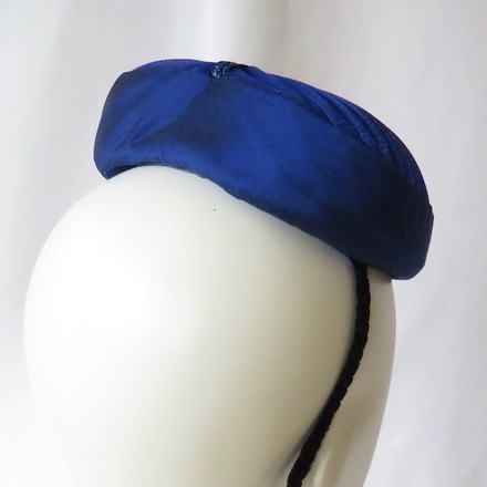 Cuore Azzurro - Royal Blue Heart Crinoline Hat