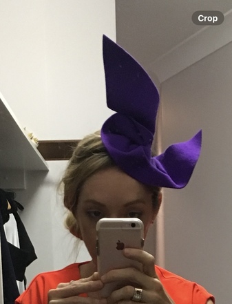 Purple Felt Flick