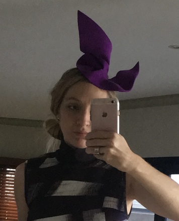 Purple Felt Flick