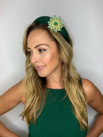 **SALE** A Toast to us headband Green