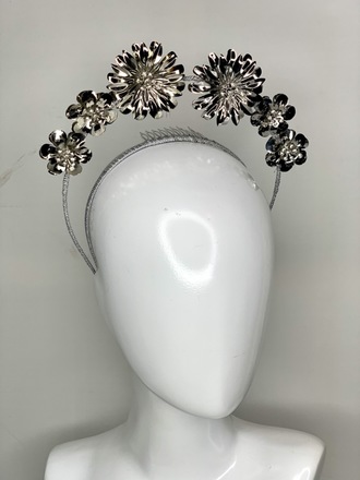 Silver Daisy Crown 