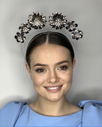 Silver Daisy Crown 