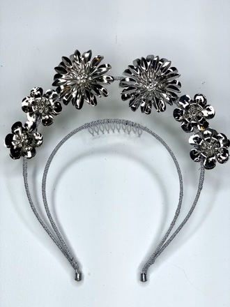 Silver Daisy Crown 