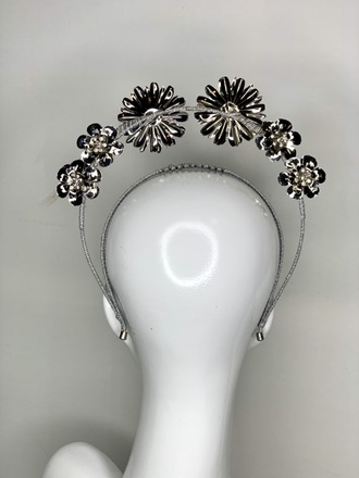 Silver Daisy Crown 