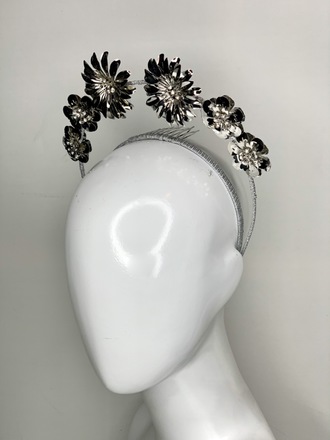 Silver Daisy Crown 