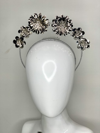 Silver Daisy Crown 
