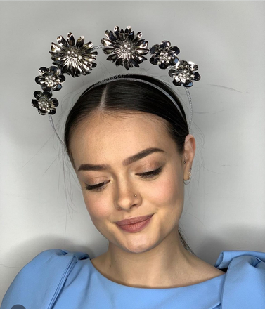 Silver Daisy Crown 