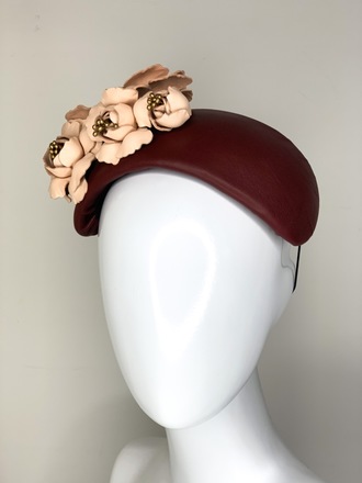 “SALE” Bouquet Bandeau Burgundy & Nude 