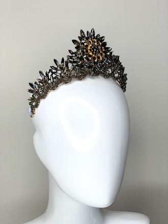 **SALE** Black & Gold Crown 