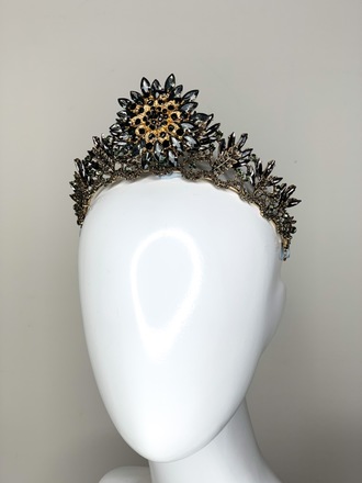 **SALE** Black & Gold Crown 