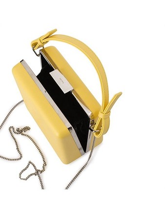 Olga Berg Ashley Saffiano Top Handle Bag 