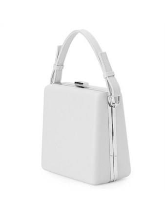 Olga Berg White Clutch 
