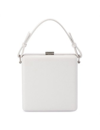 Olga Berg White Clutch 