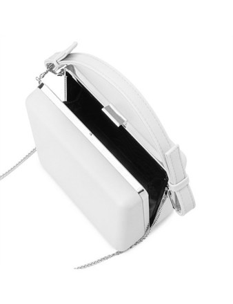 Olga Berg White Clutch 