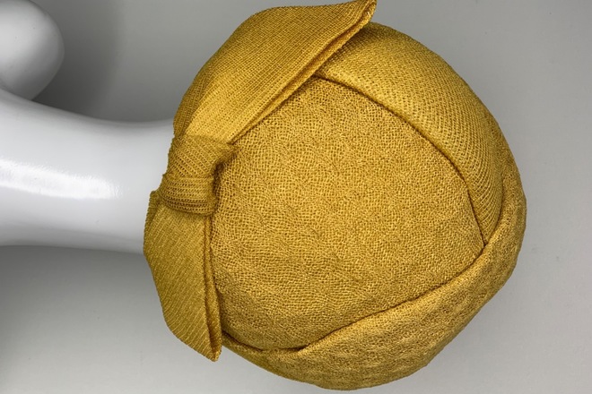 Vintage mustard Yellow turban style 
