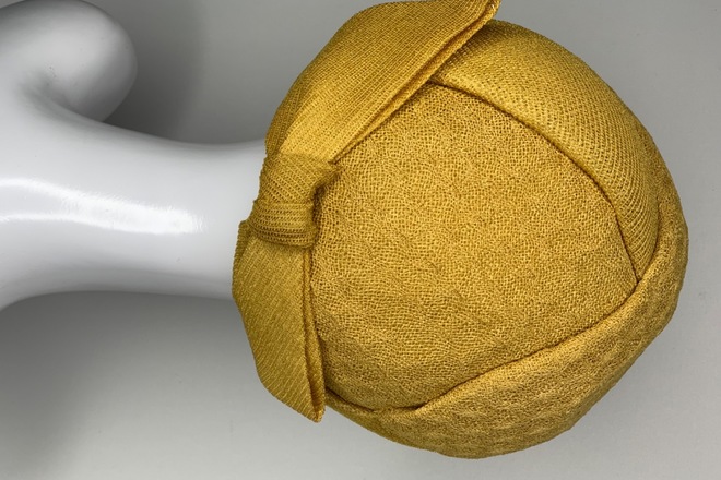 Vintage mustard Yellow turban style 