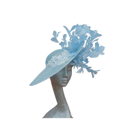 Elise - Pale blue and white & Hatinator