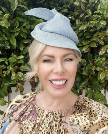 Millinery Jill  Amazing Pale Blue Shaped Cutie!