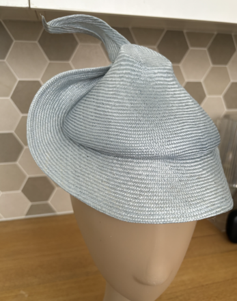 Millinery Jill  Amazing Pale Blue Shaped Cutie!