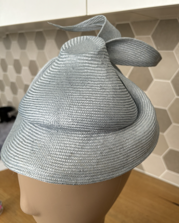 Millinery Jill  Amazing Pale Blue Shaped Cutie!