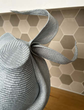 Millinery Jill  Amazing Pale Blue Shaped Cutie!