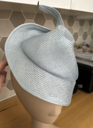 Millinery Jill  Amazing Pale Blue Shaped Cutie!