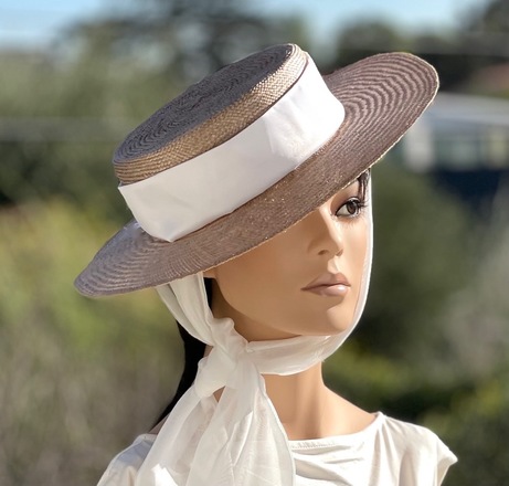French Riviera Boater Hat