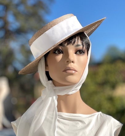 French Riviera Boater Hat