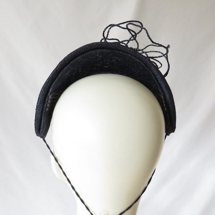 Dark Navy Blue Headband Headpiece